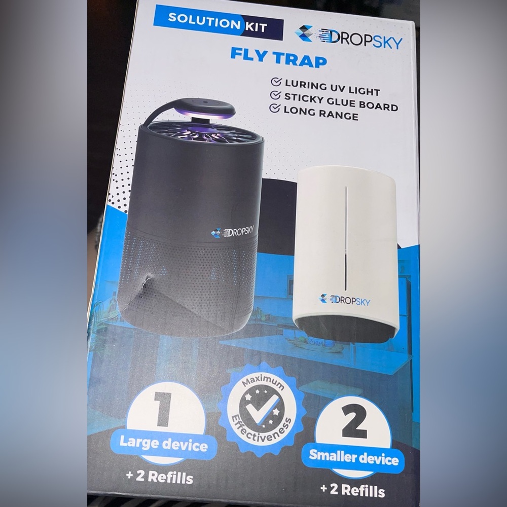 Dropsky Fly Trap Solution Kit with UV Light